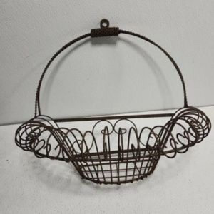 VTG Halve Round Metal Decorative Plant Wall Hanging Indoor/Outdoor Home Accents